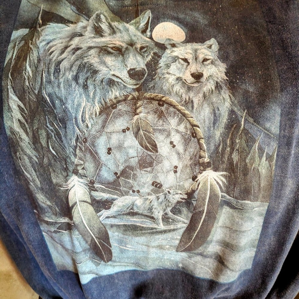Vintage Nature Graphics WOLF Jacket